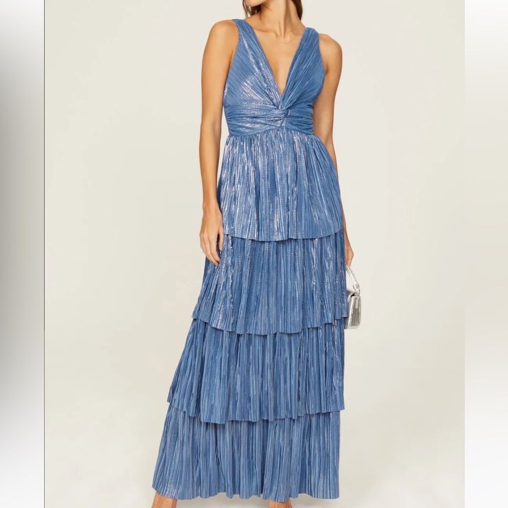 Sabina Musayev Delphine Tiered Gown.